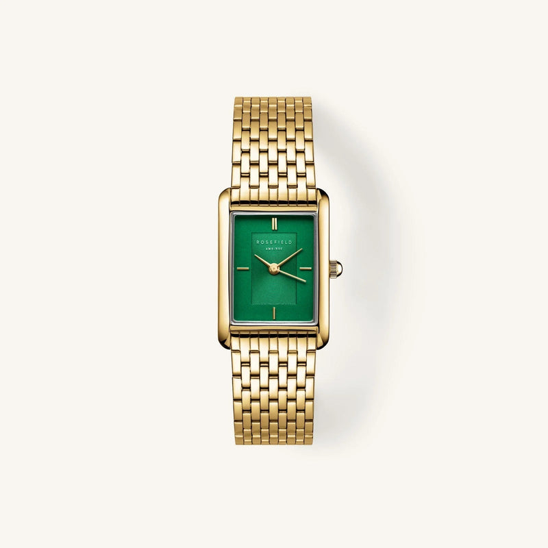 Montre Rosefield Heirloom Cadran Vert Émeraude Acier Or H05