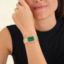 Montre Rosefield Heirloom Cadran Vert Émeraude Acier Or H05