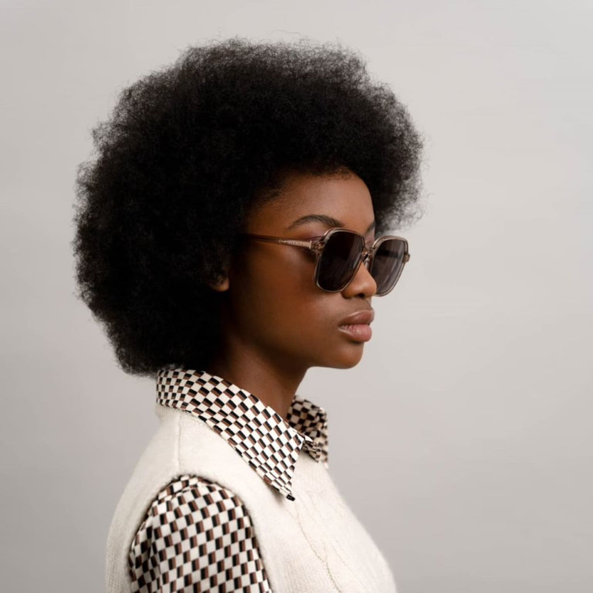 Lunettes de Soleil Kapten & Son Verona Transparent Hazel Brown - PRECIOVS