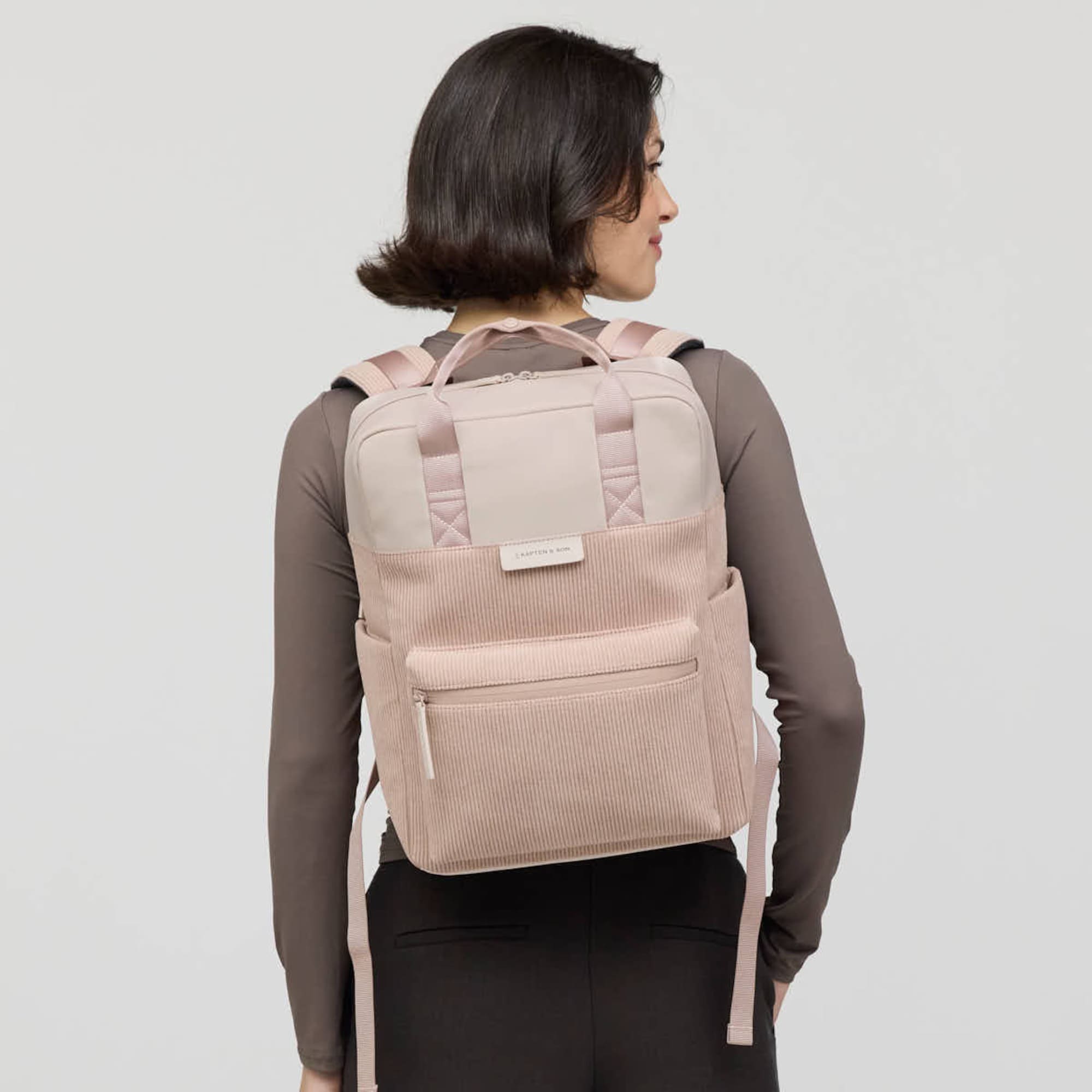 Sac à dos Kapten & Son Bergen Pro Cord Rose Clay édition limitée