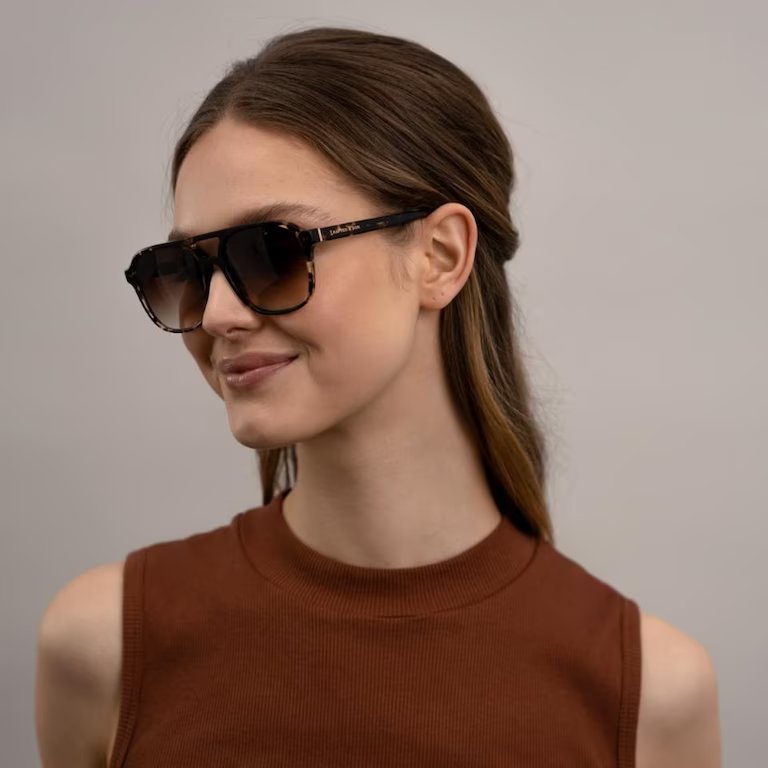 Lunettes de Soleil Kapten & Son Zurich Oversize Crystal Tortoise Brown - PRECIOVS