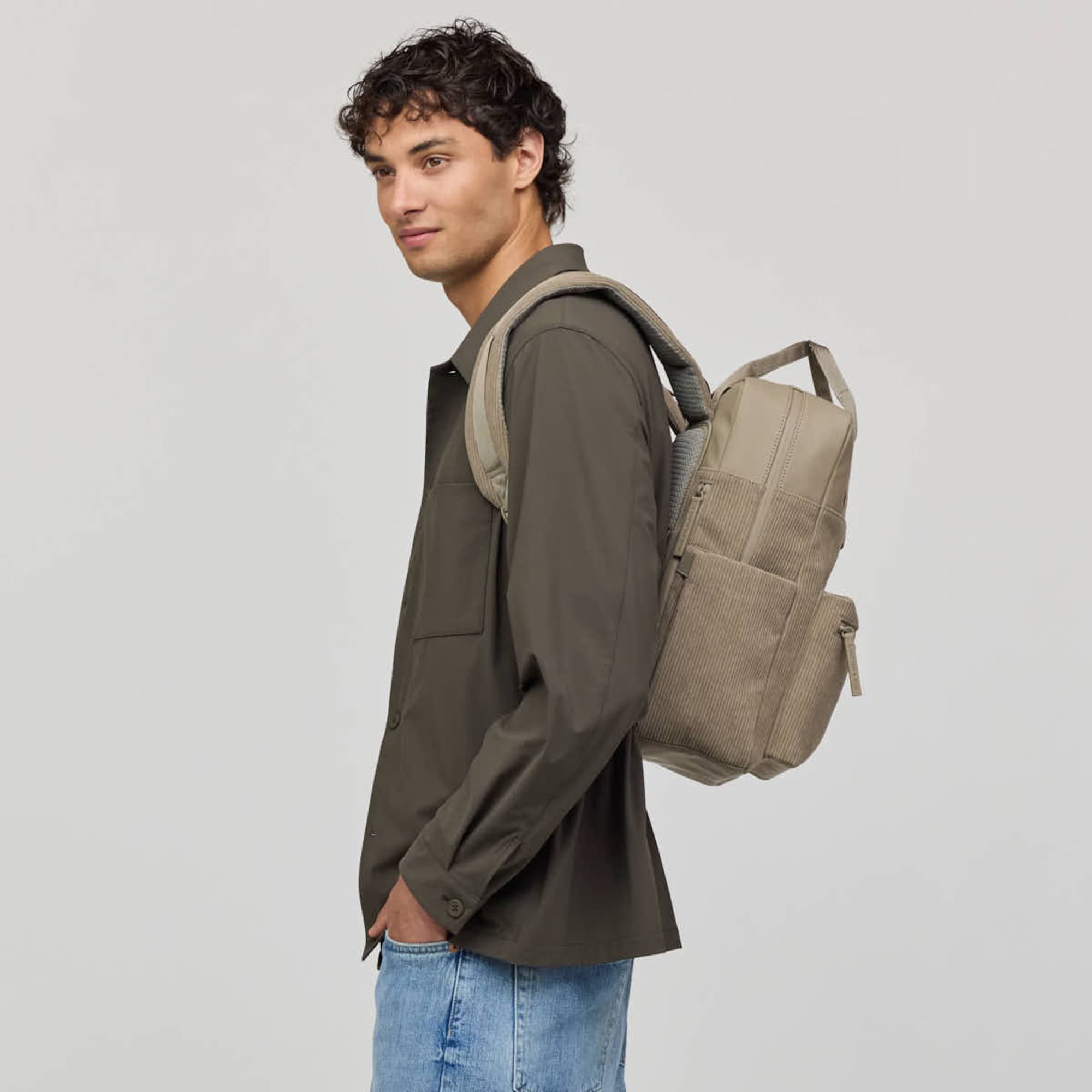 Sac à dos Kapten & Son Bergen Pro Cord Dusty Khaki édition limitée