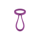 Poignée pour bouteille 24Bottles Bottle Tie Violet - PRECIOVS