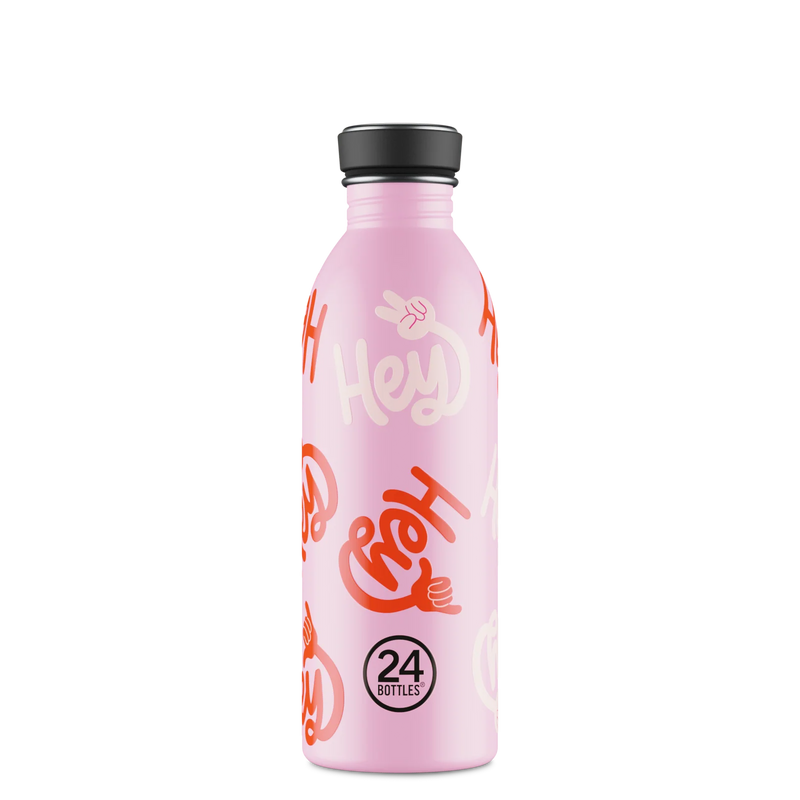 Bouteille réutilisable 24Bottles Urban Bottle Hey! Pink 500ml