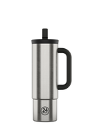 Gourde avec paille réutilisable 24Bottles Straw Cup Brushed Steel 800ml