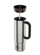 Gourde avec paille réutilisable 24Bottles Straw Cup Brushed Steel 800ml