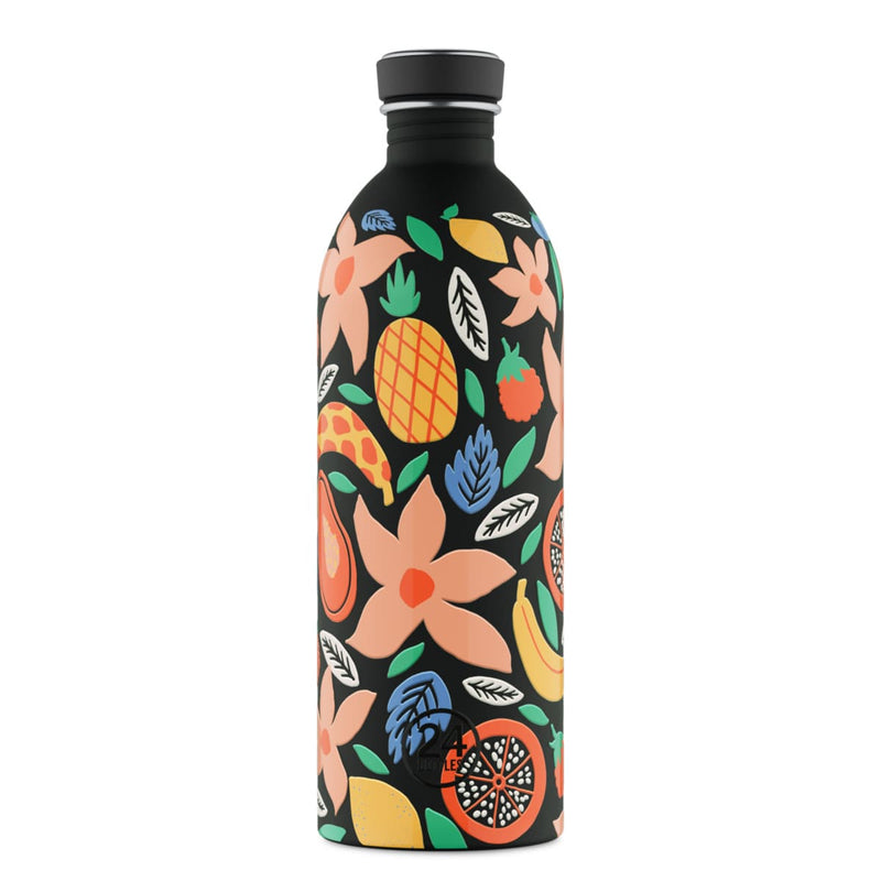 Bouteille réutilisable 24Bottles Urban Bottle Tropical Noir 1000ml