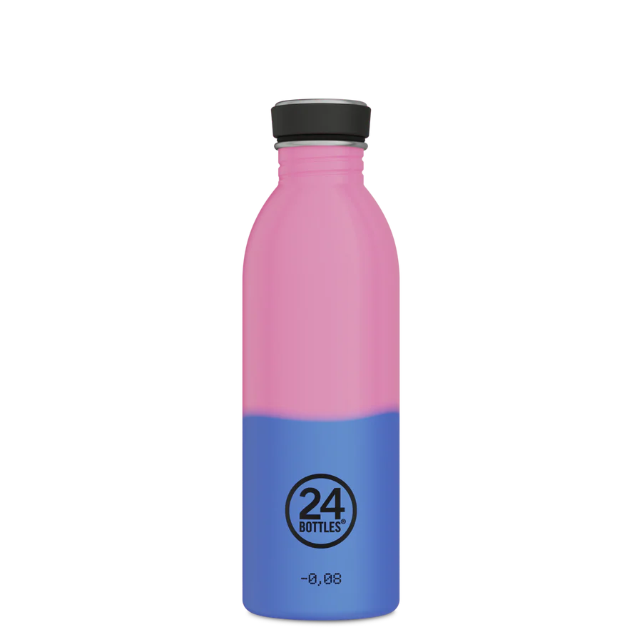 Bouteille réutilisable 24Bottles Urban Bottle REactive Pink/Blue - PRECIOVS