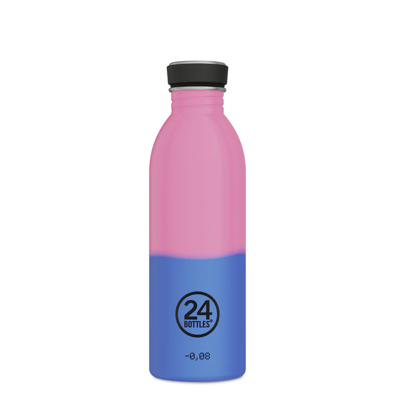 Bouteille réutilisable 24Bottles Urban Bottle REactive Pink/Blue - PRECIOVS