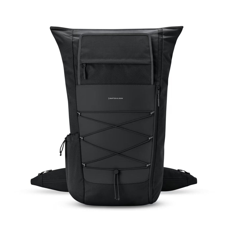 Sac à dos Rolltop Kapten & Son Banff All Black - PRECIOVS