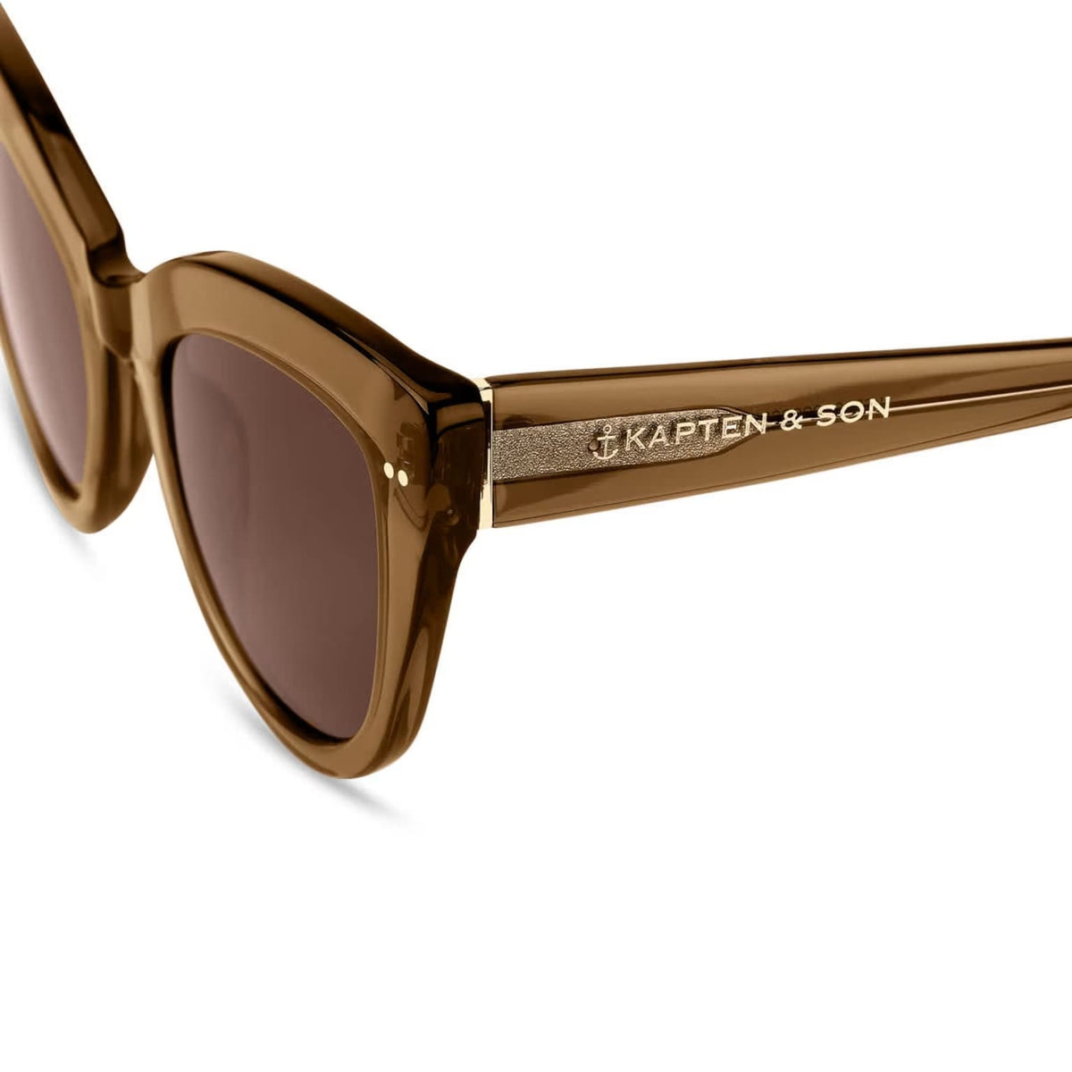 Lunettes de Soleil Kapten & Son Sofia Transparent Caramel Brown - PRECIOVS