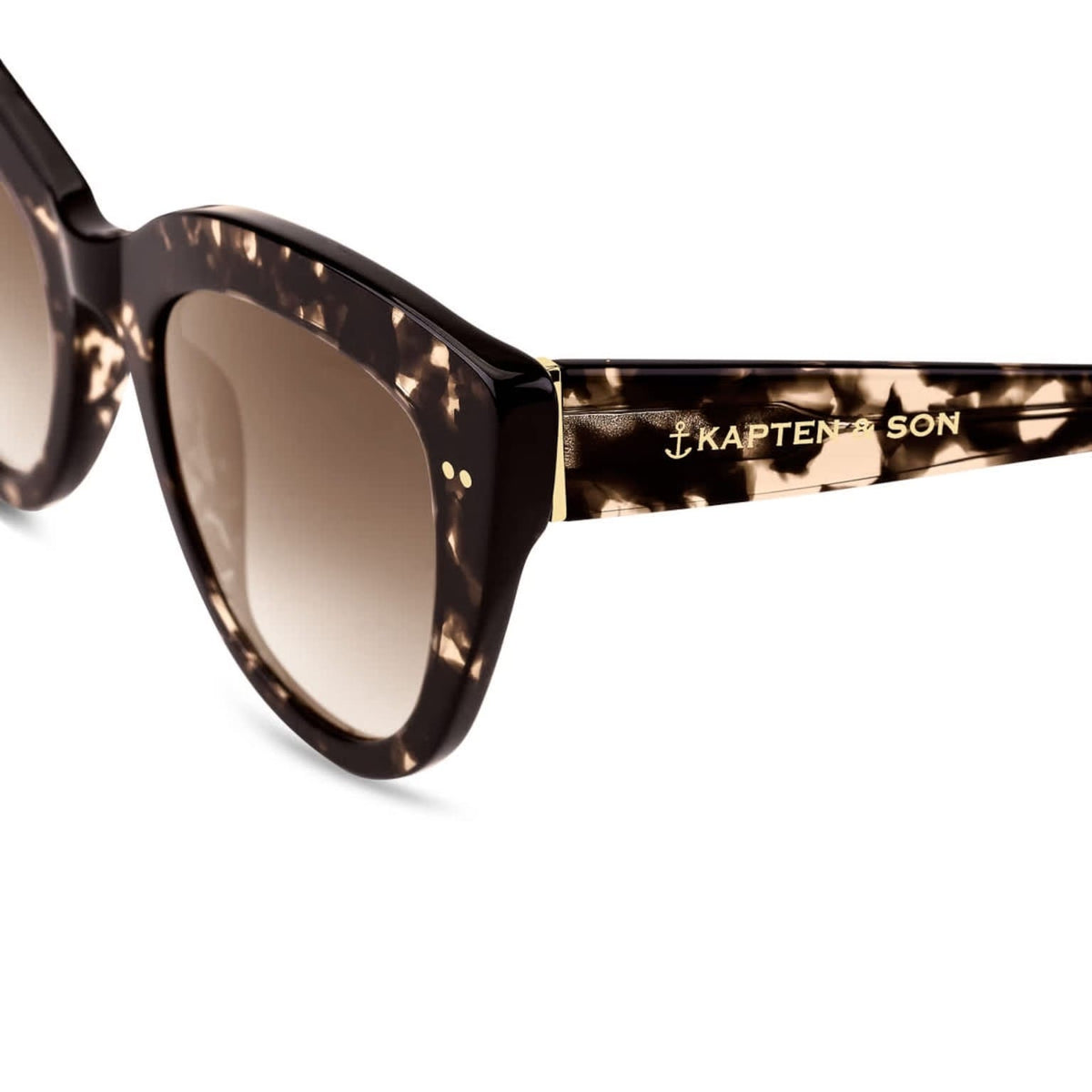 Lunettes de Soleil Kapten & Son Sofia Crystal Tortoise Brown - PRECIOVS