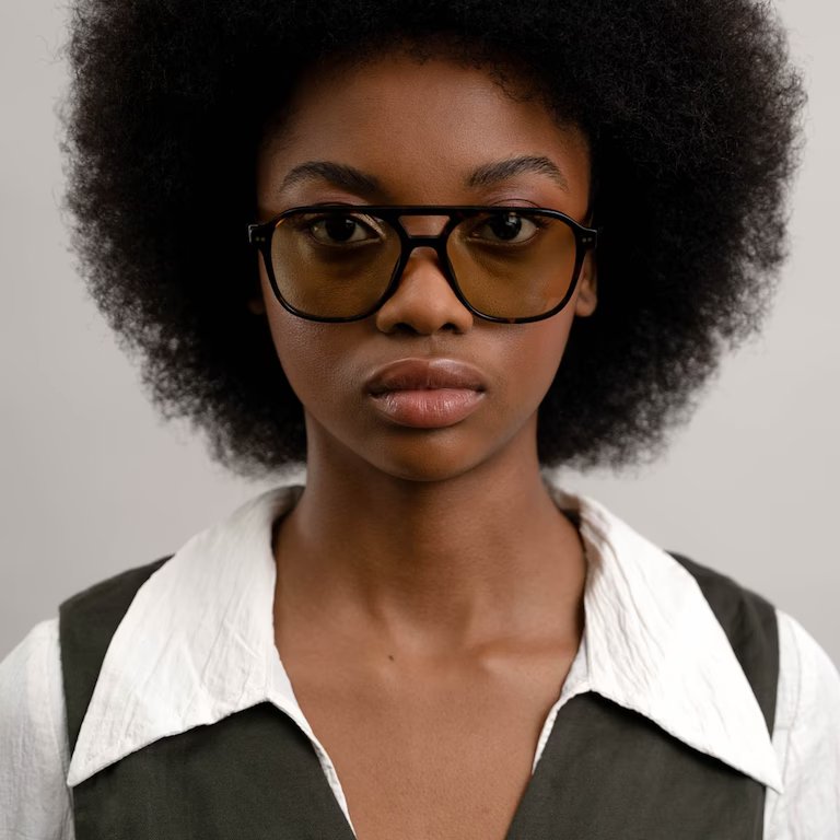 Lunettes de Soleil Kapten & Son Zurich Oversize Dark Tortoise Green - PRECIOVS