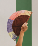 Éventail artisanal A Fan Of Sunglow - PRECIOVS