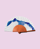 Éventail artisanal A Fan Of Cold Crest - PRECIOVS