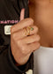 Bague MYA BAY Green Fuchsia Snake BA-270.G