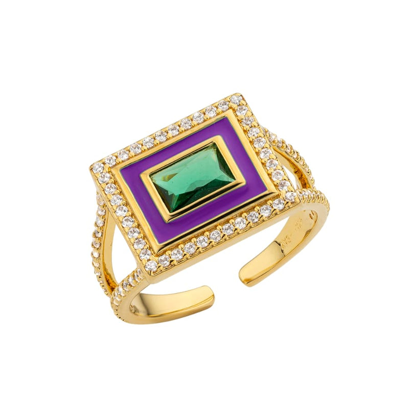 Bague MYA BAY Purple El Paso BA-355.G