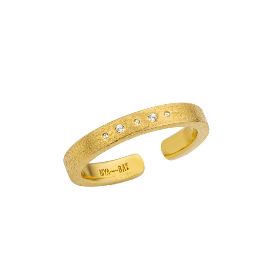 Bague MYA BAY MINI CUFF DOTS BA-394.G