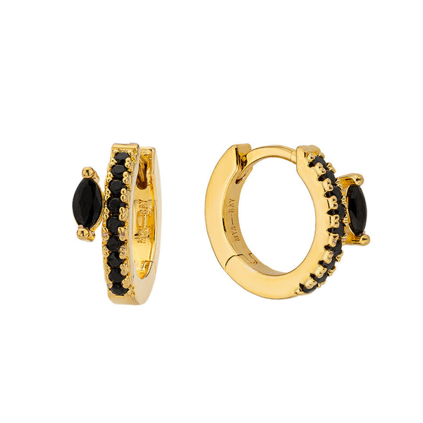 Boucles d'oreilles MYA BAY Black Precious Delhi BO-331.G