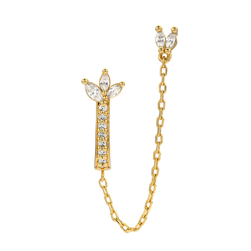 Boucle d'oreilles MYA BAY Kyoto Chain BO-335.1.G