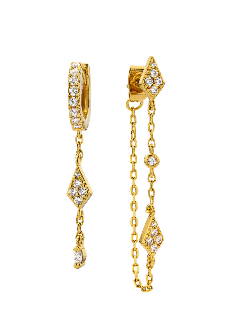 Boucles d'oreilles MYA BAY Losange Twin BO-338.G