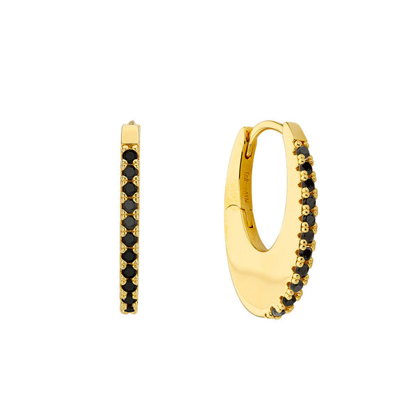 Boucles d'oreilles MYA BAY Black Stellar BO-340.G