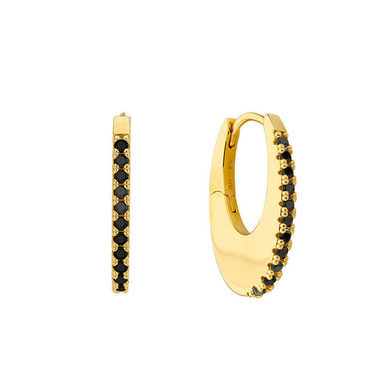 Boucles d'oreilles MYA BAY Black Stellar BO-340.G