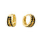 Boucles d'oreilles MYA BAY Black Double Delhi BO-341.G