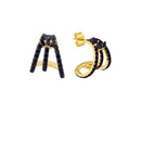 Boucles d'oreilles MYA BAY BLACK MALIA BO-348.G