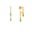 Boucles d'oreilles MYA BAY GREEN WATERFALL BO-364.G - PRECIOVS