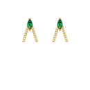 Boucles d'oreilles MYA BAY GREEN BIRD BO-368.G