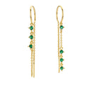 Boucles d'oreilles MYA BAY GREEN RIALTO BO-383.G
