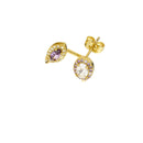 Boucles d'oreilles MYA BAY PURPLE YAMATO BO-384.1.G - PRECIOVS