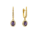 Boucles d'oreilles MYA BAY AMETHYST DYNASTY BO-385.G