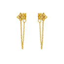 Boucles d'oreilles MYA BAY Lotus Chain BO-398.G - PRECIOVS