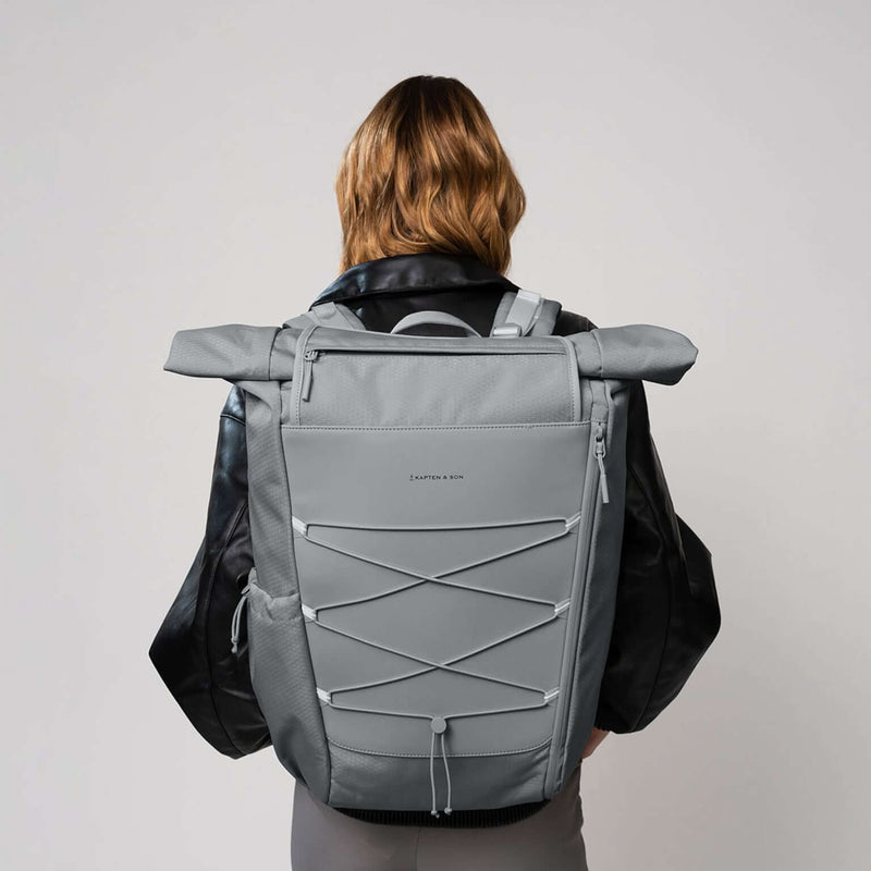 Sac à dos Rolltop Kapten & Son Banff Stone Grey