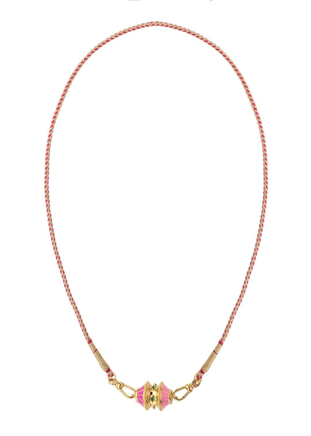 Collier MYA BAY Big Talisman Pink Fuchsia CO-273.G