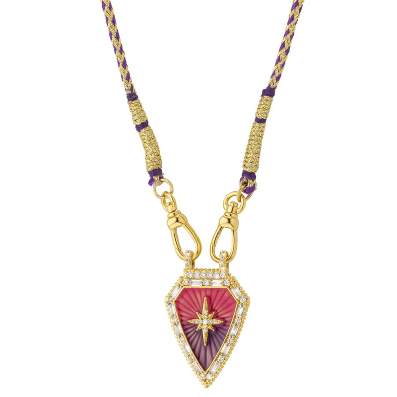 Collier MYA BAY Purple Rainbow Diwali Warrior CO-312.G