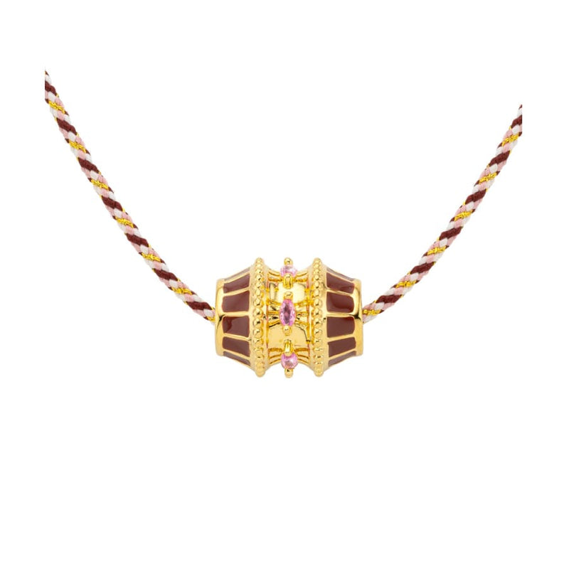 Collier MYA BAY Burgundy Talisman CO-320.G