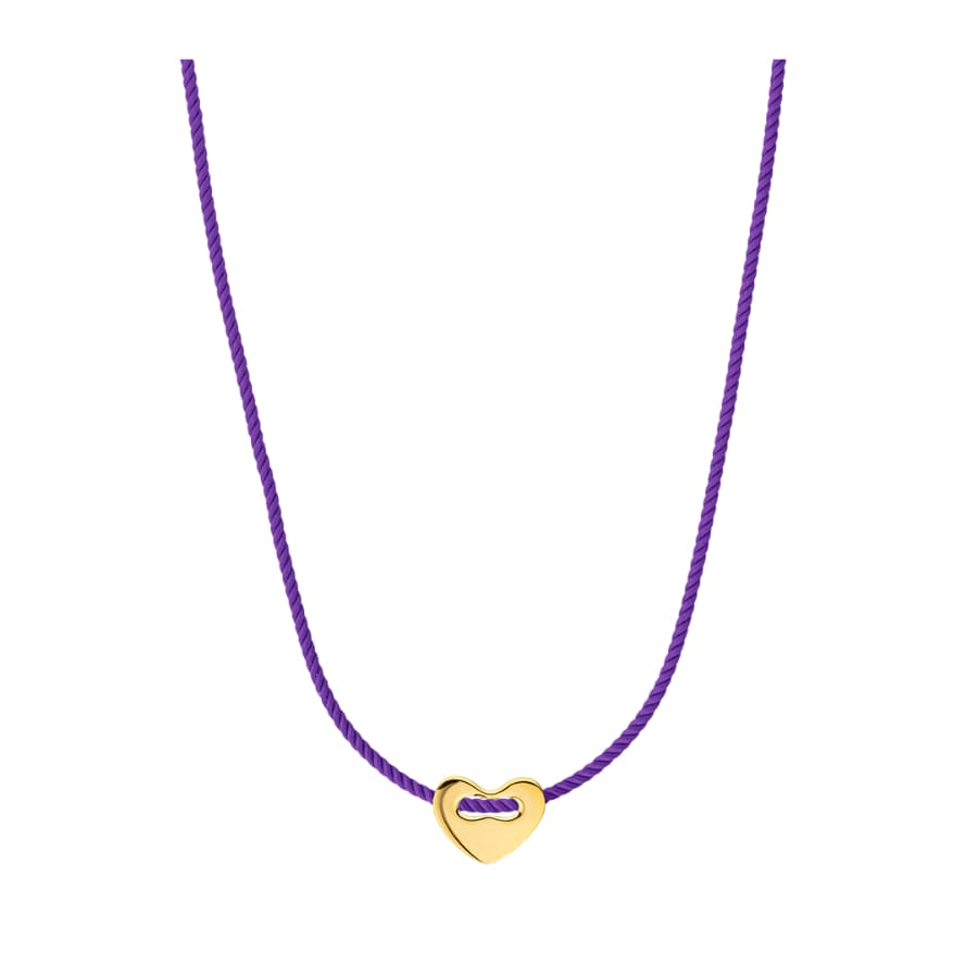 Collier MYA BAY Purple Corazon CO-371.G