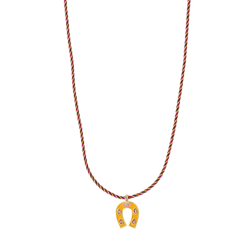 Collier MYA BAY Orange Mini Horseshoe CO-390.G
