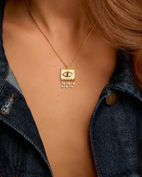 Collier MYA BAY EYE-I LOVE YOU CO-431.G - PRECIOVS