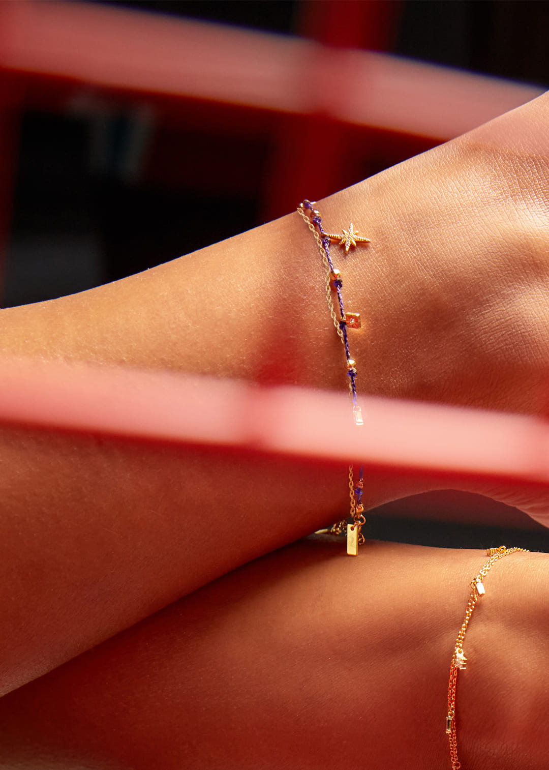 Bracelet de cheville MYA BAY Purple Diwali Gipsy CV-02.G - PRECIOVS