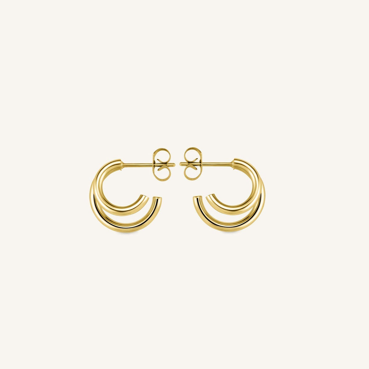 Boucles d'oreilles Rosefield Mini-Anneaux Double J227