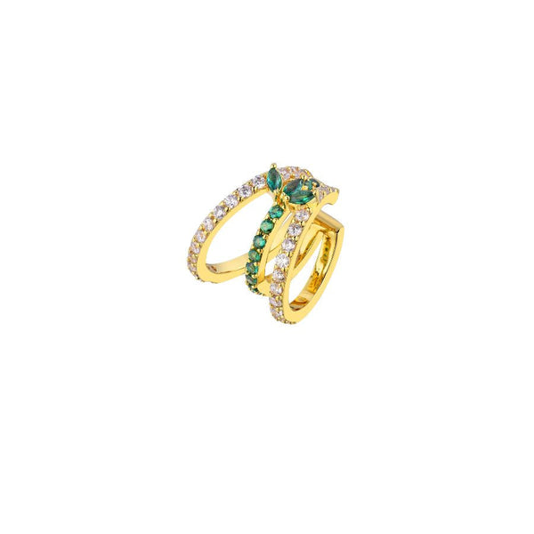 Earcuff MYA BAY GREEN MALIA EA-37.G