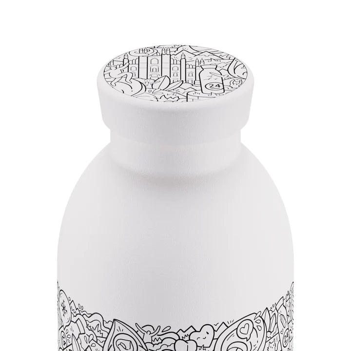 Bouteille réutilisable FRA! x 24Bottles Clima Bottle White 500ml - PRECIOVS