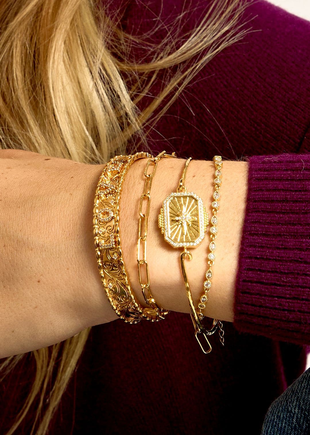 Bracelet Manchette MYA BAY Love BR-350.G - PRECIOVS