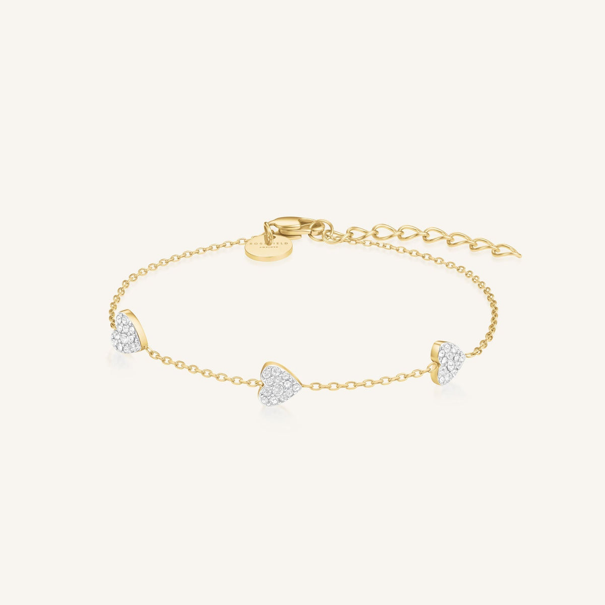 Bracelet Rosefield 3 Cœurs J1278