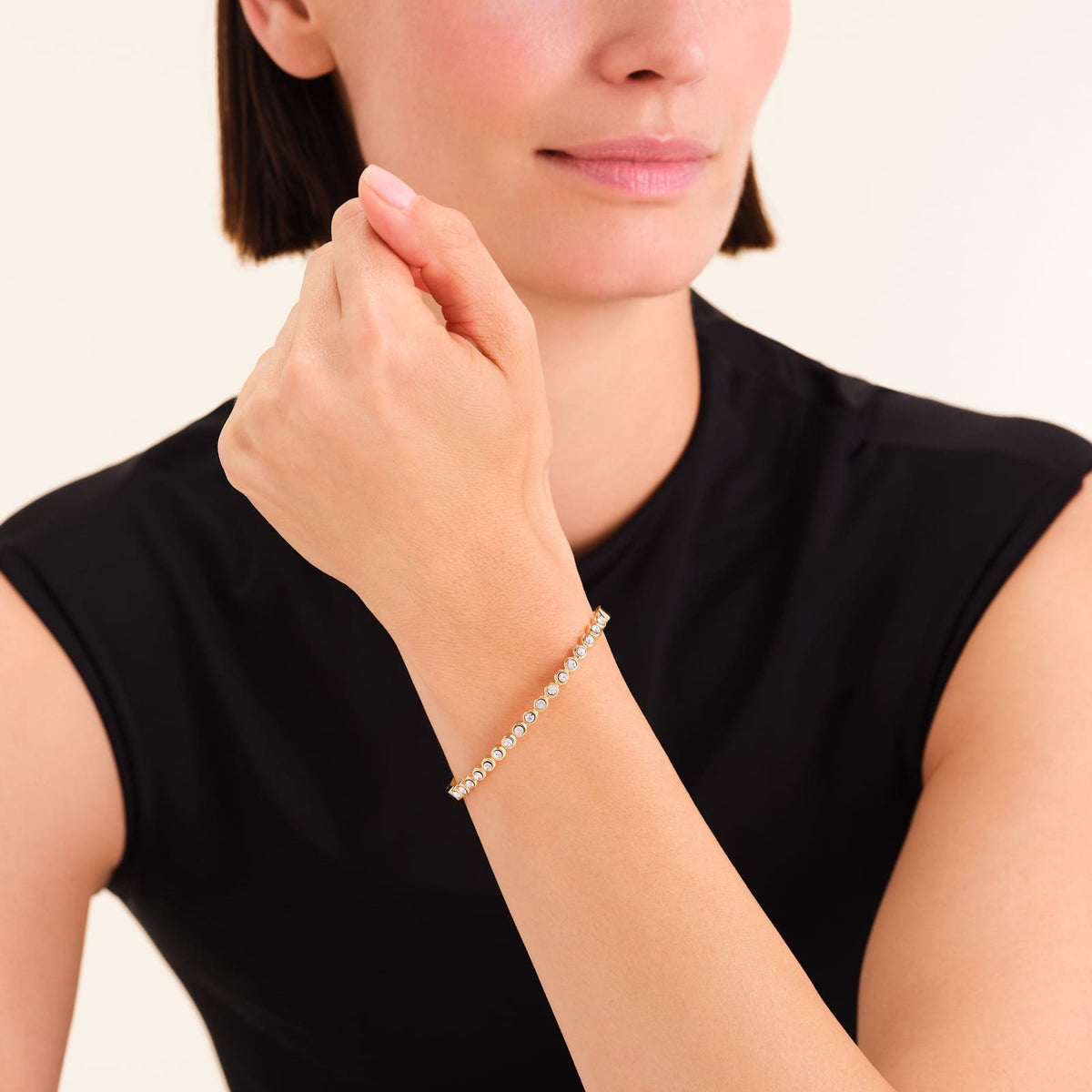 Bracelet Rosefield Jonc Cristal J1208