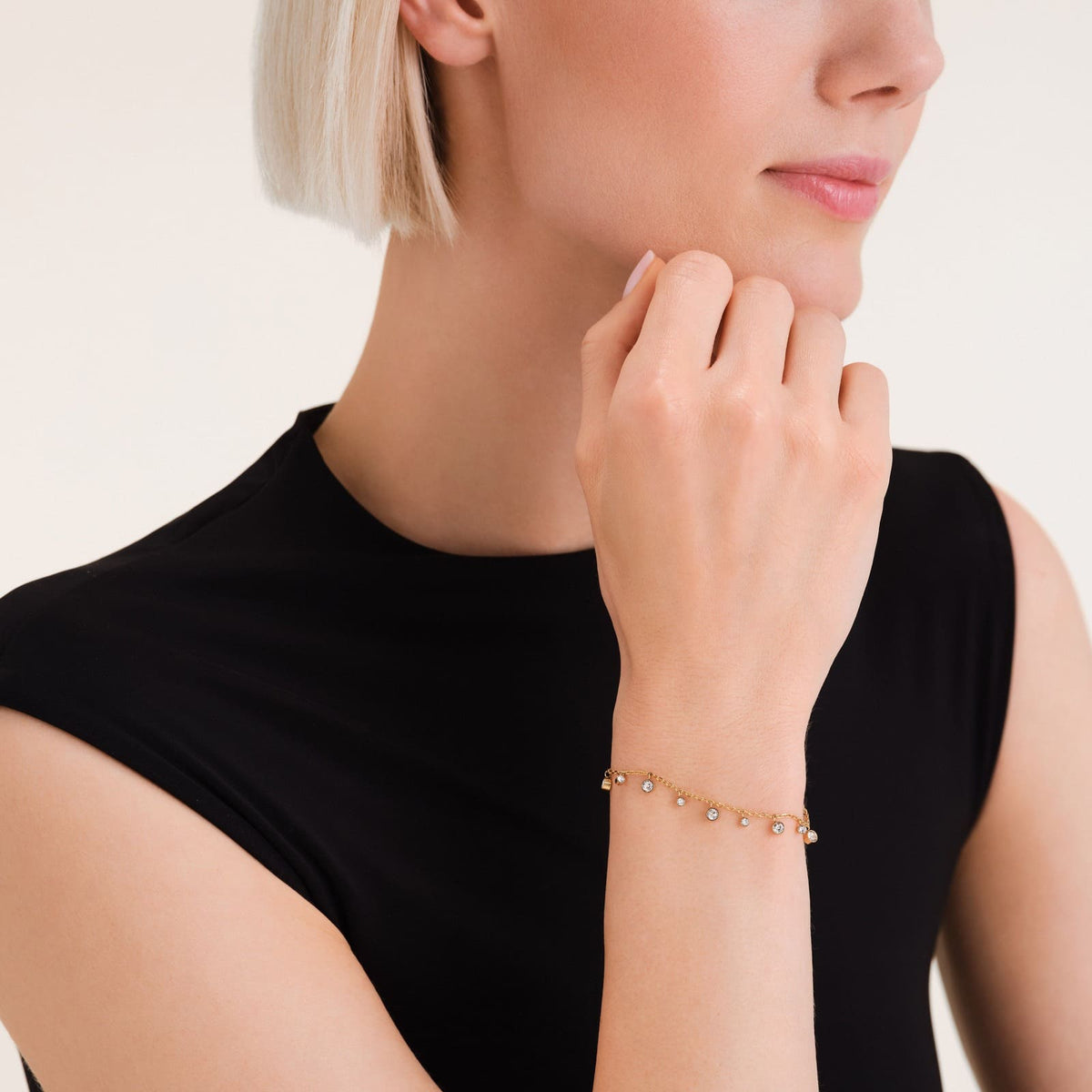 Bracelet Rosefield Breloques Cristaux J1022